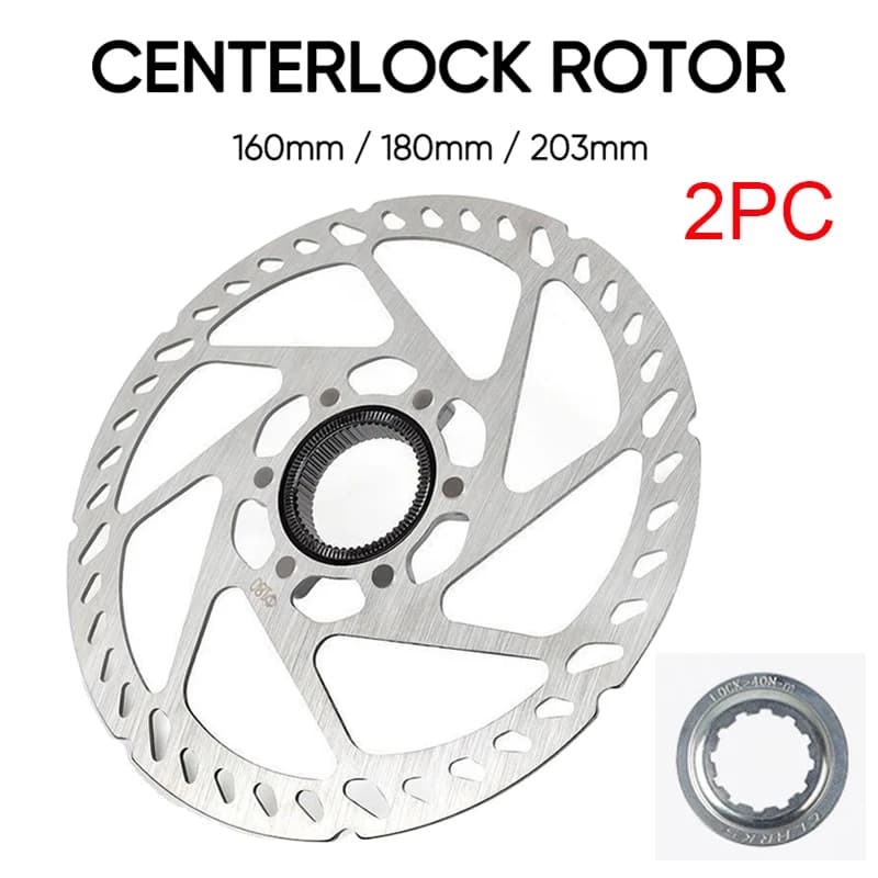 Rotore Centerlock per bicicletta 160mm 180mm 203mm Rotore di bloccaggio centrale per mountain bike da strada Rotore freno a disco Centerlock idraulico Parte della bici