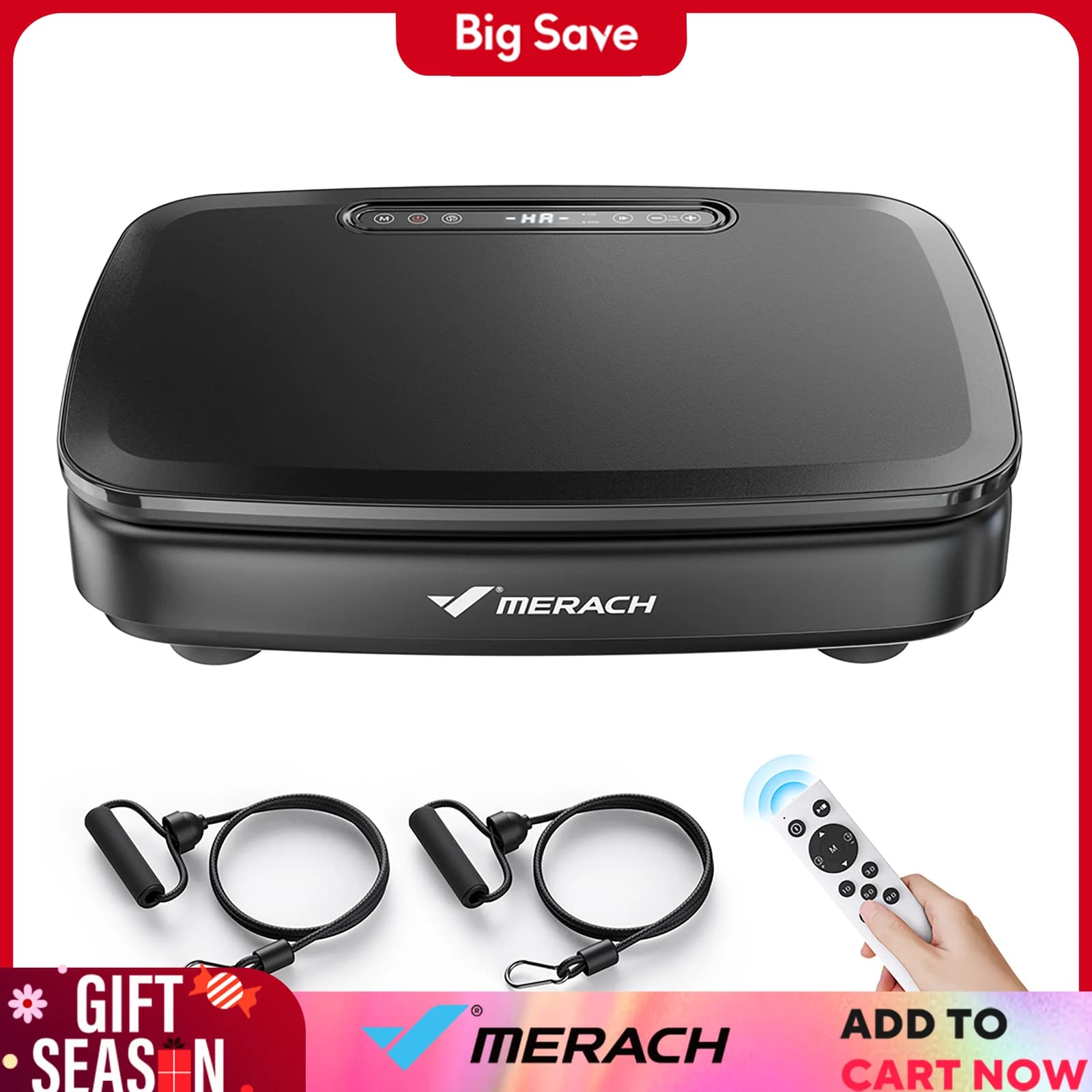 MERACH Vibrating Plate Exercise Machine Vibrating plate for lymphatic drainage Relieves pain Helps to sleep Burn fats and lose weight