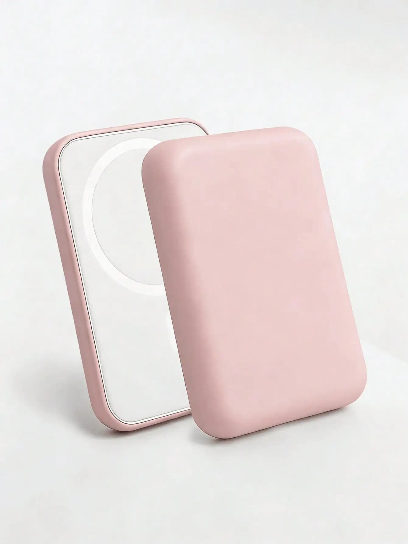 1pc magnetic power bank protective case for liPhone - TPu soft anti drop protective case, compatible with MagSafe | matte textur