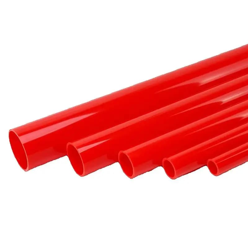 Tubo in PVC Flowcolour Rosso e Blu 20-63mm, Raccordi UPVC per Irrigazione Giardino, Connettori per Tubi Acqua Acquario e Irrigazione