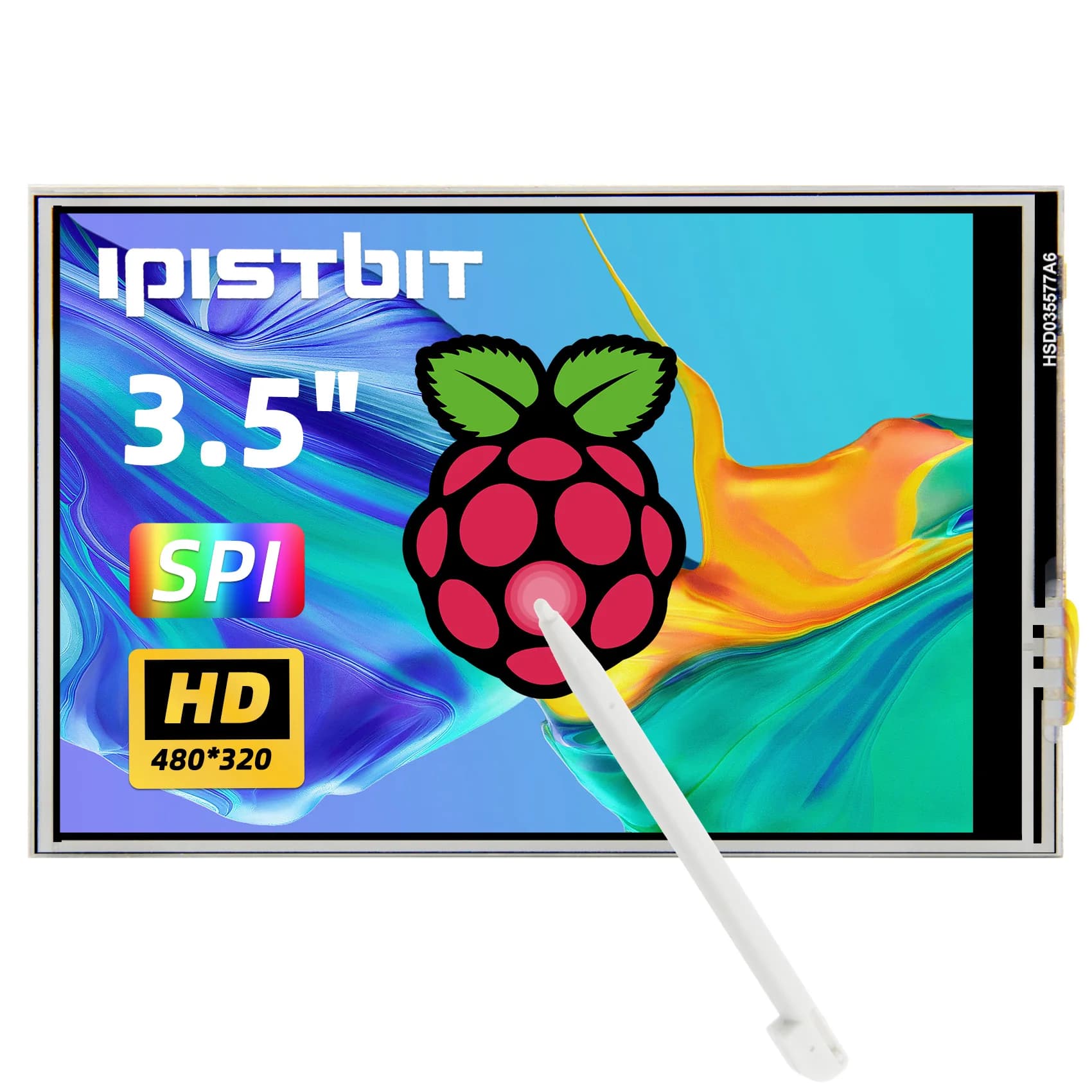 IPistBit 3.5 inch display for Raspberry Pi , 480x320 LCD TFT SPI Touch Screen compatible with Raspberry Pi 43/2/Zero/B/B +