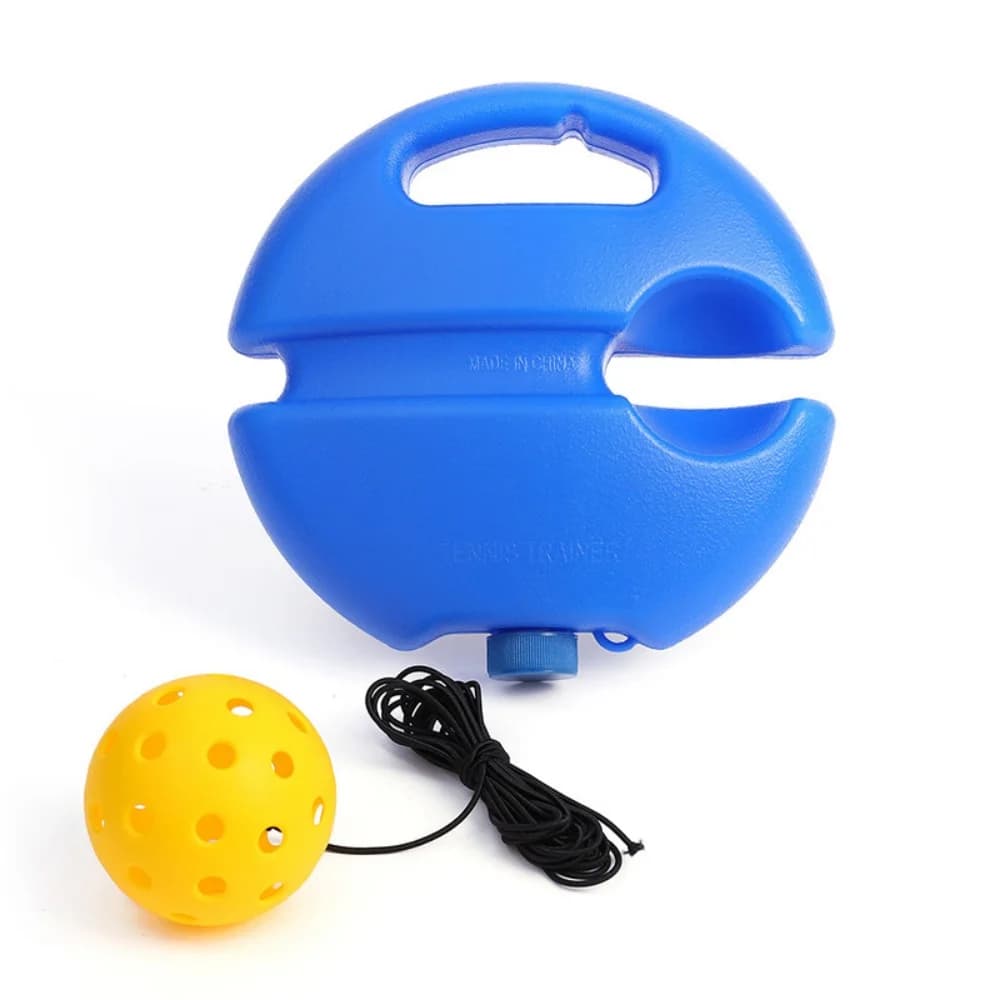 Allenatore da tennis portatile per adulti e principianti, palla da tennis con corda per il rimbalzo, strumento per l'allenamento autodidattico del tennis