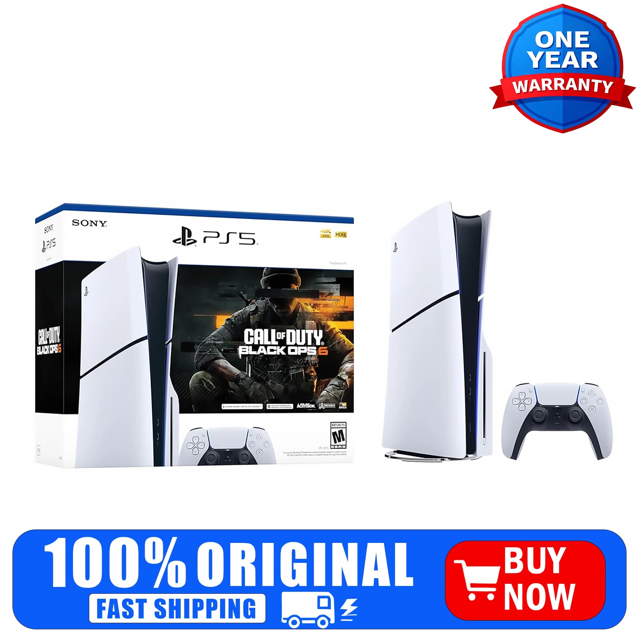 Console Playstation 5 – Call of Duty: Black Ops 6 Bundle (gruppo modello – slim)