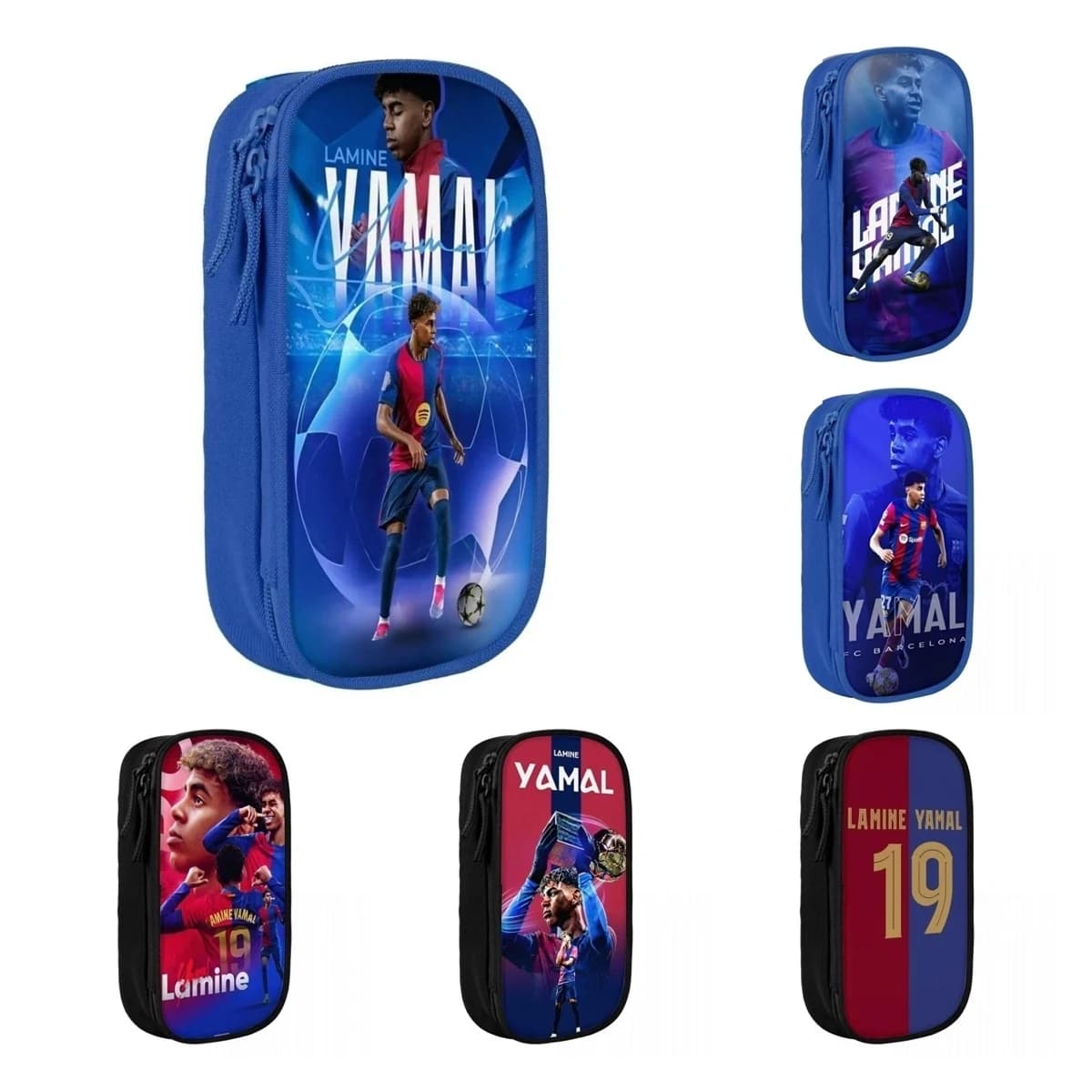 Creativo Calcio Lamina Y-Yamal Astucci per matite da calcio Astucci per penne per ragazza Ragazzo Borse per matite Materiale scolastico Regalo di cancelleria