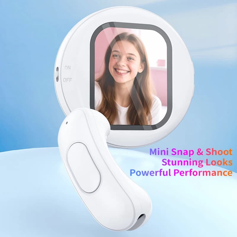 Bastone per selfie estensibile tutto in uno con telecomando Bluetooth - Compatibile con iPhone e telefoni Android, per foto, streaming live e vlogging, controllo con un solo tocco