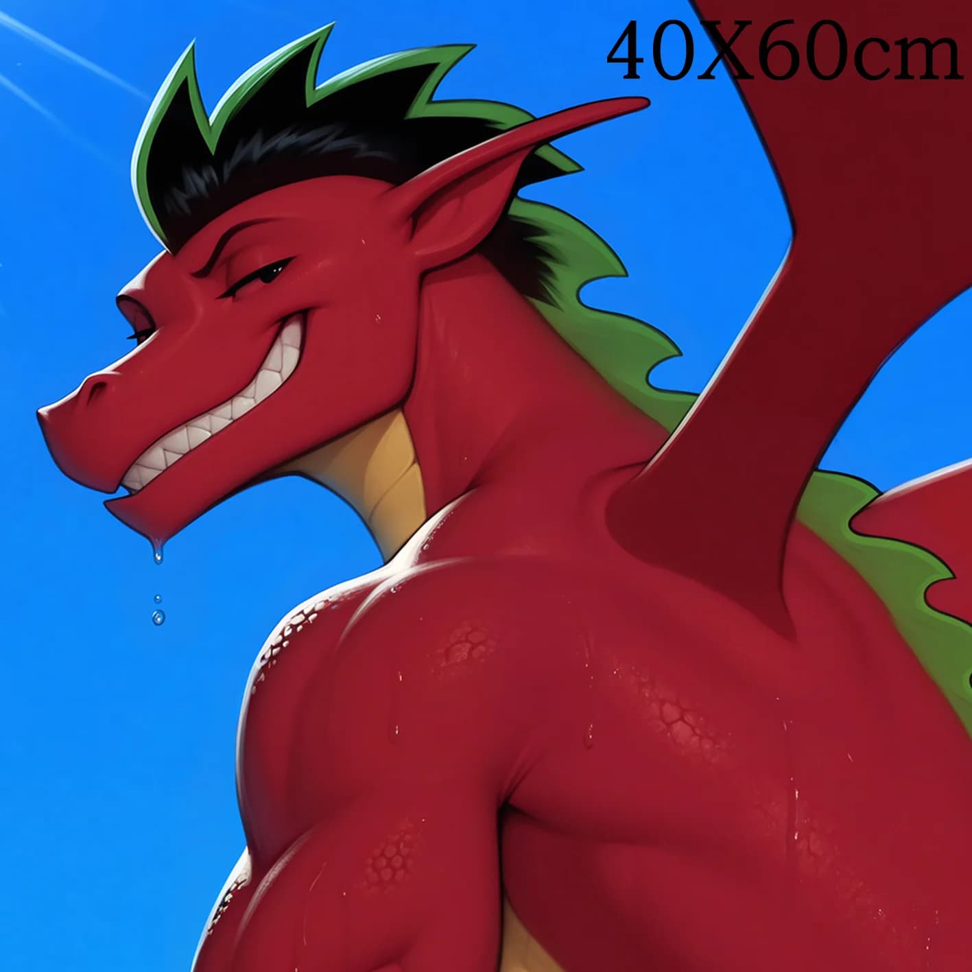 Dakimakura Anime Copricuscino Lungo per Divano Stampa Fronte-Retro Federa Decorativa 40x60cm