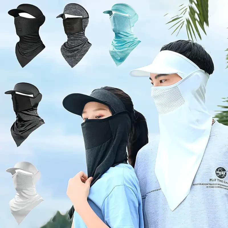 Protezione solare da esterno Solari da pesca Protezione anti UA Viso Collo con patta Cappellino da sole Fascia da sole Cappello da pioggia Cappello da pesca Cappello da escursionismo