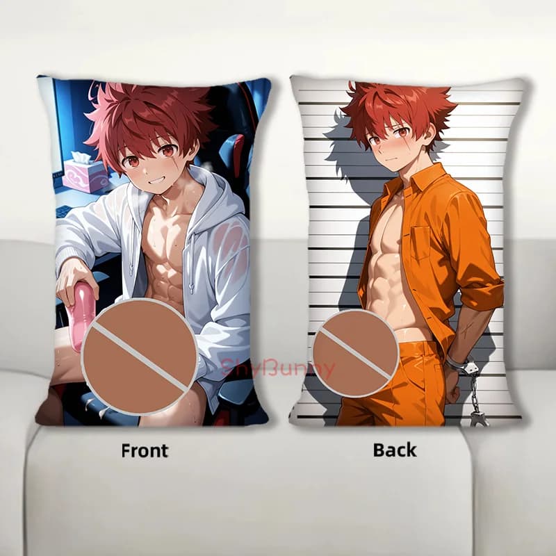 Dakimakura Anime Taiyo Asano Federa per cuscino per il corpo Cuscino per divano Federa per cuscino con stampa fronte-retro 40X60 cm
