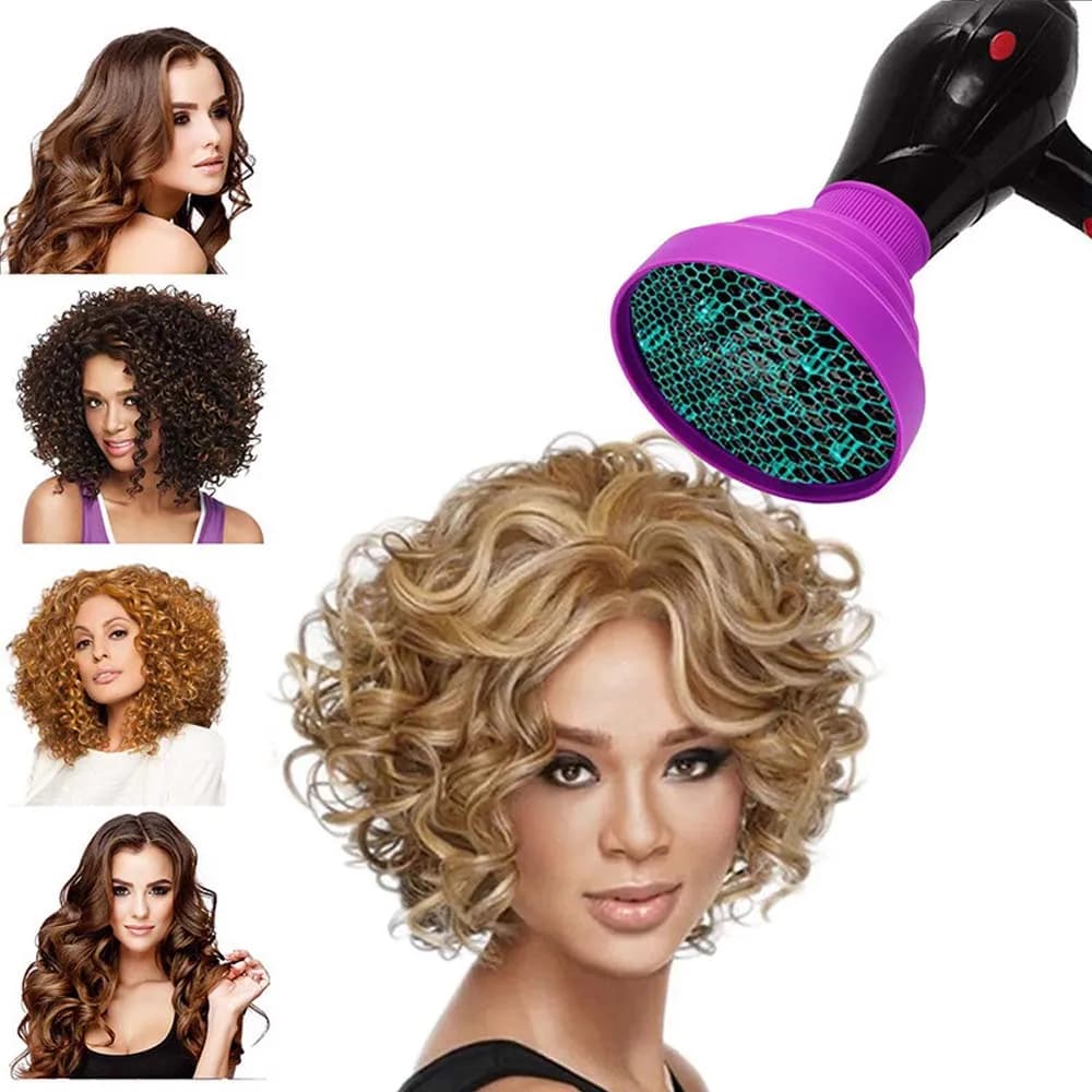 Professional hair dryer diffuser accessory for natural thick hair diffuser Folding hair blower Tool for hair styling