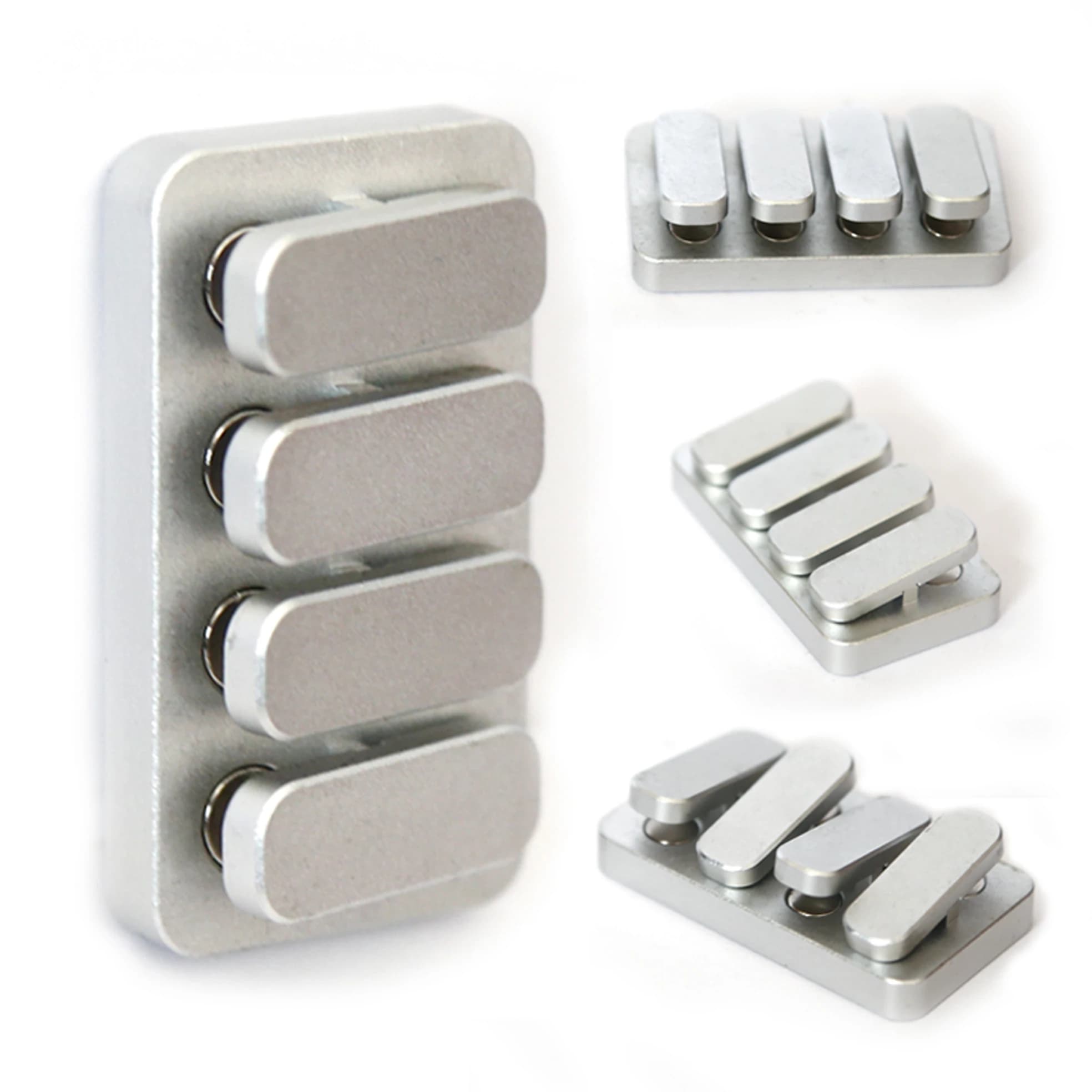 Tasti del pianoforte Fidget Clicker Fidget Slider Autismo ADHD Metallo EDC Fidget Giocattoli Giocattoli da scrivania Ansia Giocattoli antistress Regalo per adulti