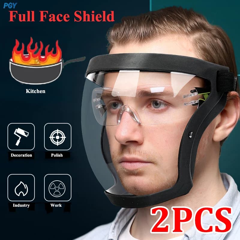 Protective mask Transparent face protection anti-sprust mask face mask Protective mask for outdoor safety Copricapo Work protection