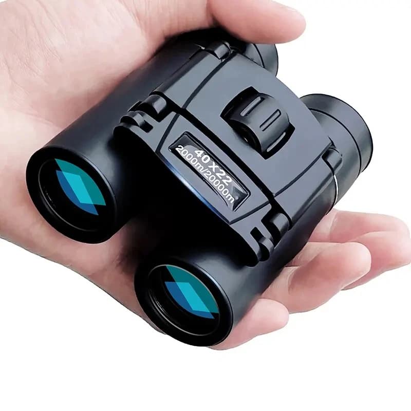Binocolo HD 40x22 con BAK4 FMC: mini telescopio pieghevole a lungo raggio 2000M, ideale per caccia, sport, campeggio e viaggi