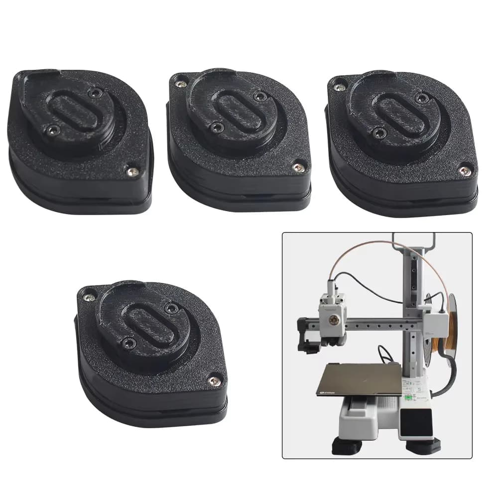 Per HULA Piedini Antivibrazioni per Bambu Lab P1P P1S P2S per HULA Piedini Autoallineanti per Creality K1 K1C K1 Max Gambe per QIDI Q2
