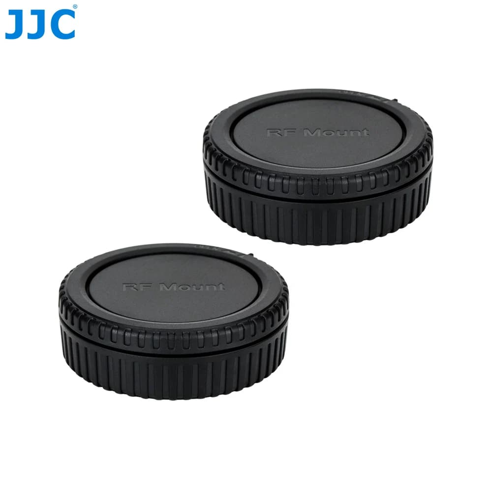 JJC RF cappuccio dell'obiettivo posteriore e Kit di copertura del cappuccio del corpo della fotocamera per Canon RF Mount EOS R RP Ra R3 R5 Mark II R6 R7 R10