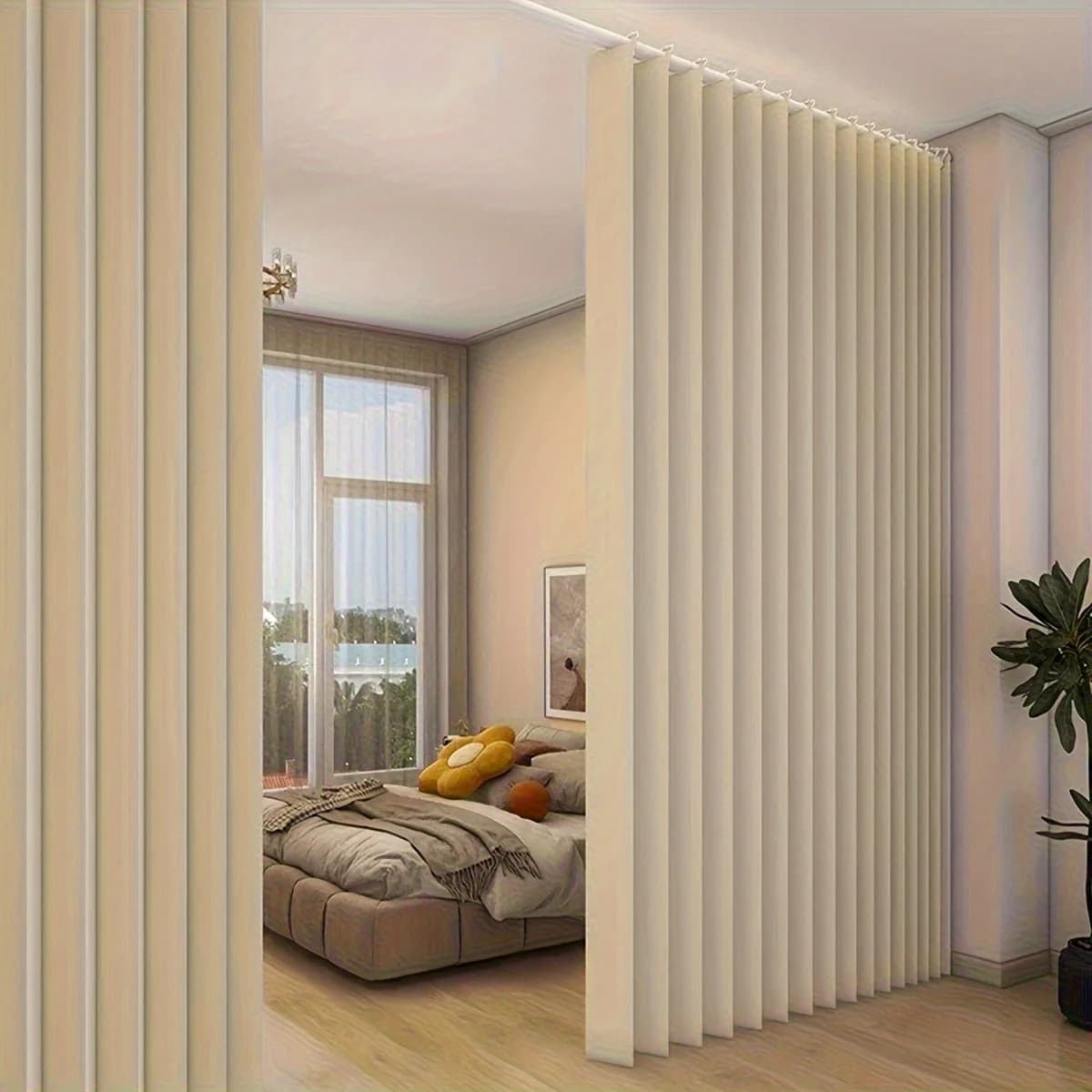 Pannello Divisorio per Camera da Letto, Soggiorno e Armadio, Separatore per la Privacy per Appartamenti Monolocali e Loft
