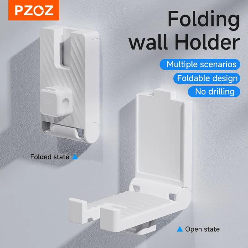 PZOZ For Headset PS5 game controller Keyboard headphone stand holder with cable organizer Foldable stand No-drill stand