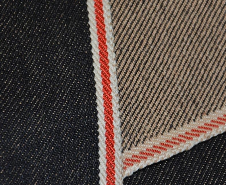Tessuto Denim Colorato in Cotone Selvedge da 13.5oz, Twill Slub per Jeans, Produttori di Tessuti Denim W28022