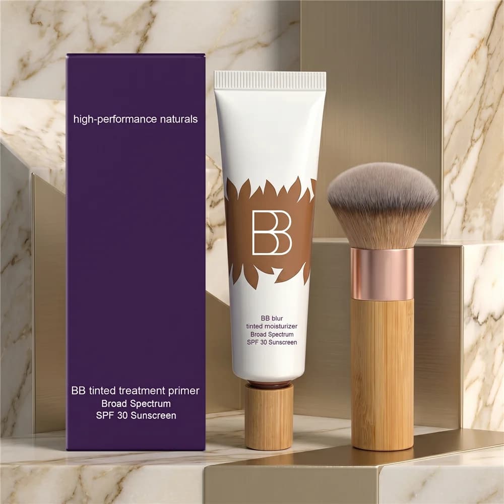 Set BB Cream con Primer, Correttore e Fondotinta Leggero, Idratante, a Lunga Durata, per un Trucco Professionale del Viso