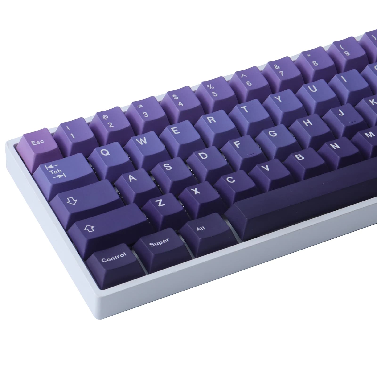 GMK viola blu gradiente Keycap, 126 tasti PBT Keycaps Cherry Profile DYE-SUB personalizzato per interruttori MX tastiera meccanica