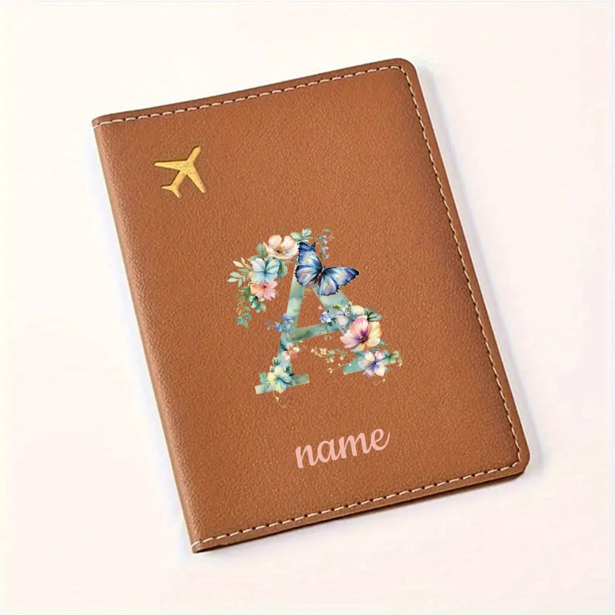 Personalized Custom Name/Number Passport Bag with Name - Lightweight Document Holder Suitable for Travel, for Frequent Travelers