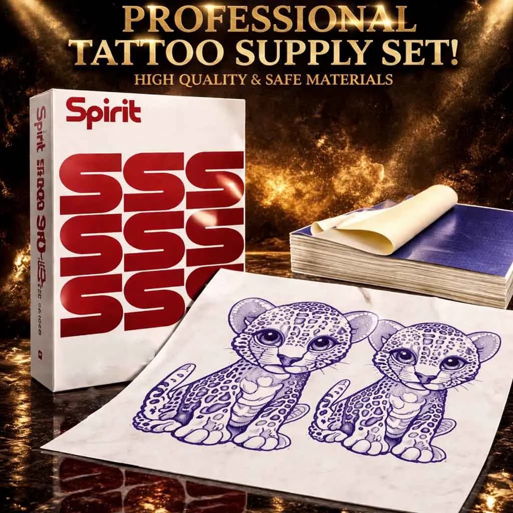 Audersigt 50/100Sheets Tattoo Transfer Paper A4 Tattoo Paper Thermal Stencil Carbon Copier Paper Spirit Stencil Carbo