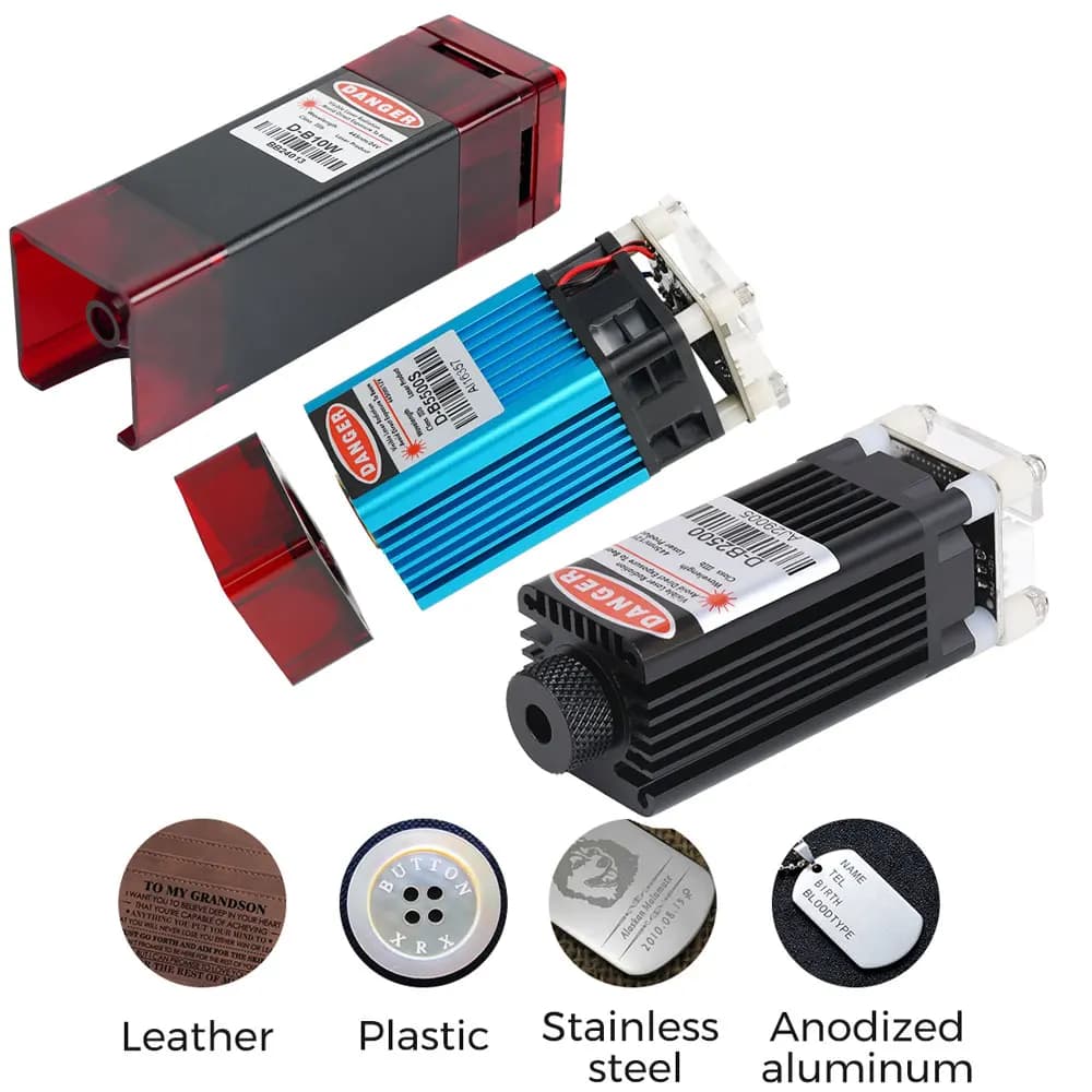 Laser Module 40W 80W LD + FAC 450nm High Accuracy Quick Cutting Laser Engraver with Focus Block Printer for TTS 5.5W