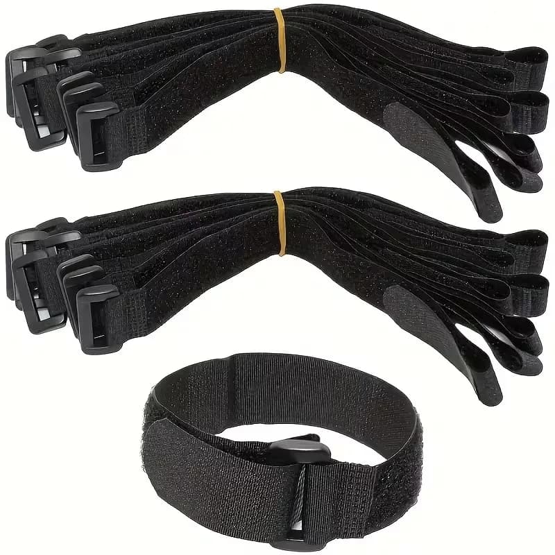20-Pack High-Quality Reusable Velcro Straps Multi-Purpose Self-Locking Adjustable Fixing Cables for Fastening And Binding