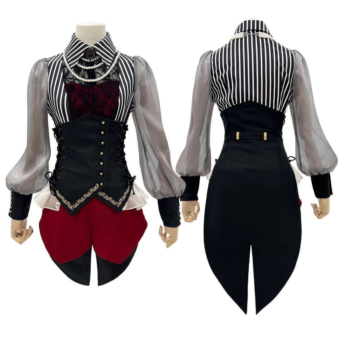 HOLOUN BanG Dream Ave Mujica Anime Amoris Nyamu Yutenji Costume Camicia Pantaloncini Corsetto Collana Cos Convenzione Abbigliamento quotidiano Regalo