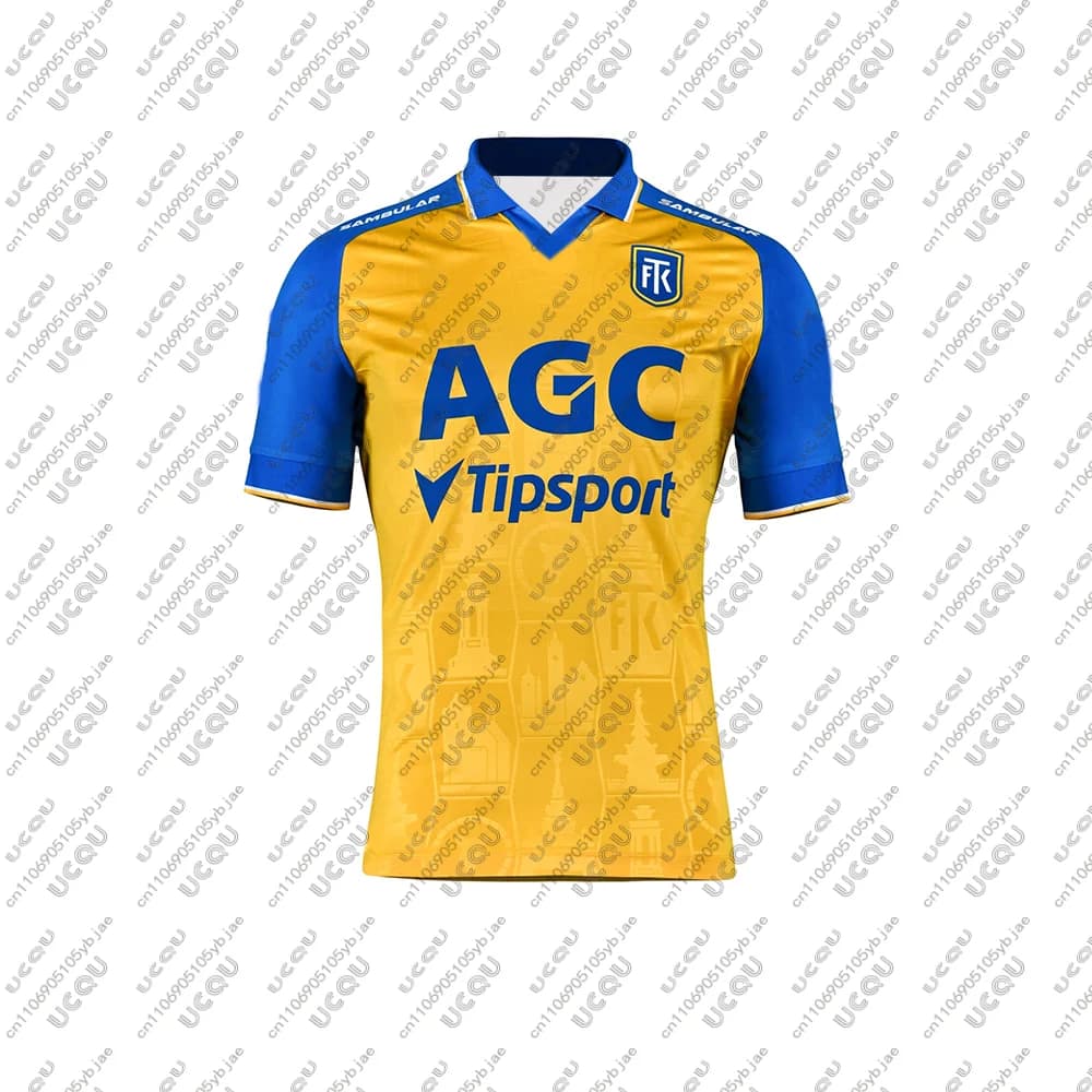 2026 Men's Breathable Football Mesh - Fast Drying, Sporty, from Transfer and Home - Adult Gift - F-FK Polo T-Teplice