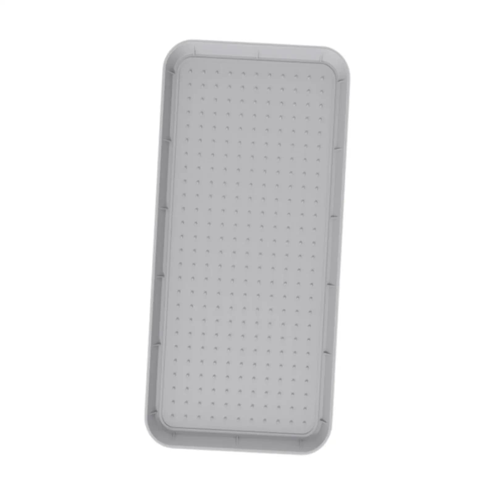 Boot Tray Entryways with Raised Edge Patios Cup Multifunctional Pet Food Mat Gray Heavy Duty Boot Tray for Entryway Boot Mat