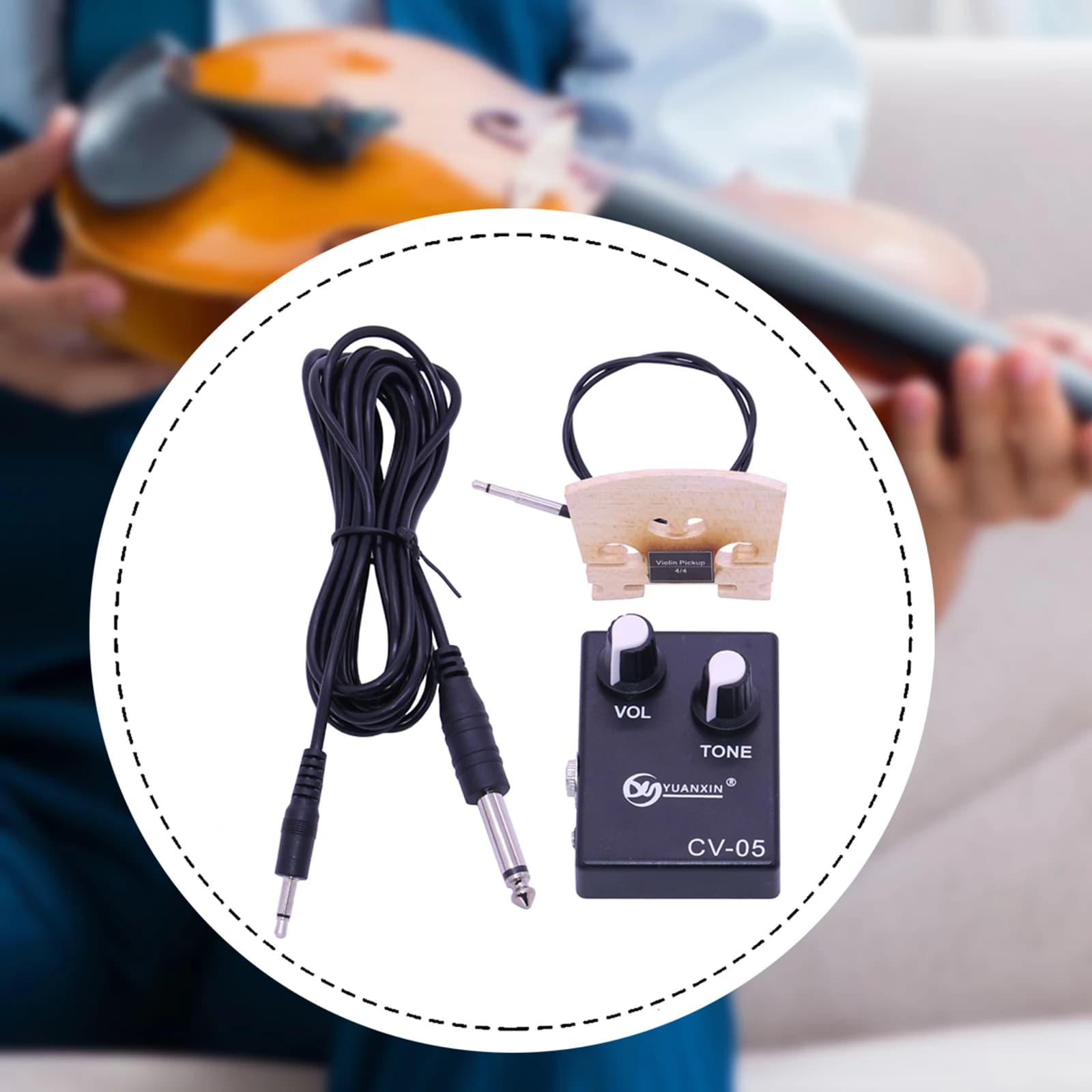 Pickup per chitarra acustica Pickup per trasduttore piezoelettrico professionale Pickup per microfono per accessori di ricambio per pickup per chitarra Ukulele