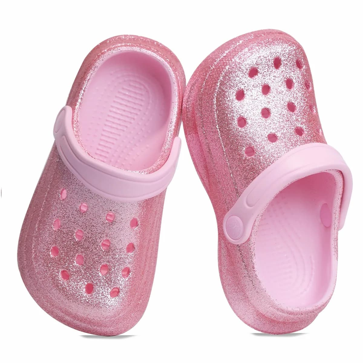 Zoccoli scintillanti per bambini, comodi e belli, leggeri e antiscivolo, adatti sia per uso esterno che interno. 168