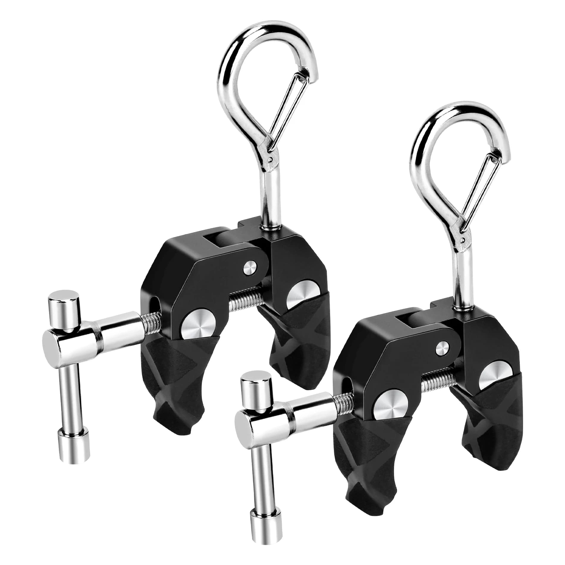 SANLIKE 2pcs morsetto per telo per tenda da tetto per auto con gancio per Clip da arrampicata Clip per granchio Super resistente per suv teloni da campeggio tende da sole appese
