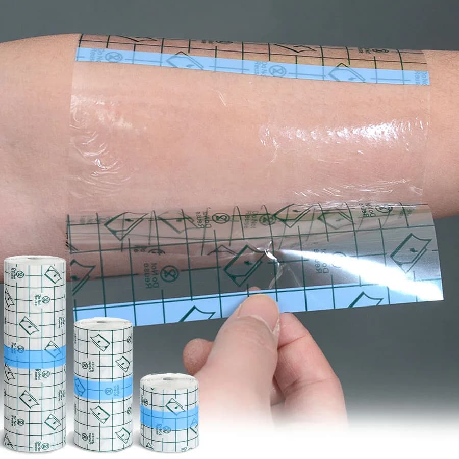 Waterproof Elastic Adhesive Film Transparent Protective Film for Dressing Tape Tape for Tattoo Coverage