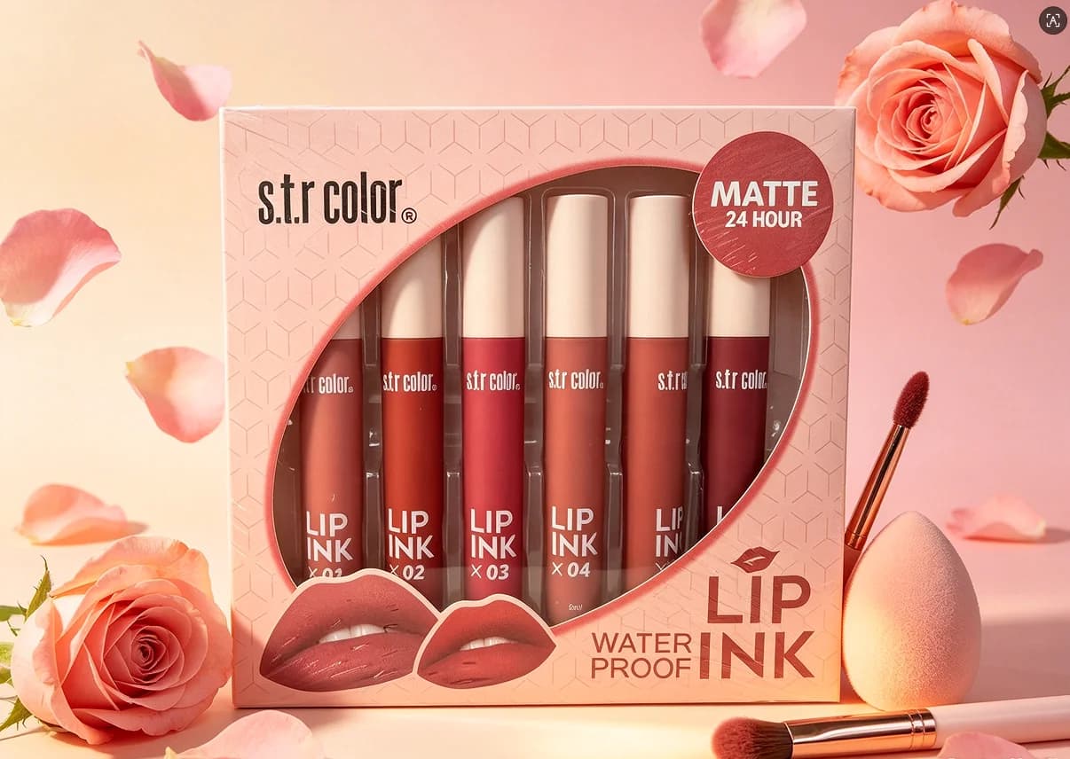 6Pcs Multi-Pack Matte Lip Mud, No-Transfer Long-Lasting