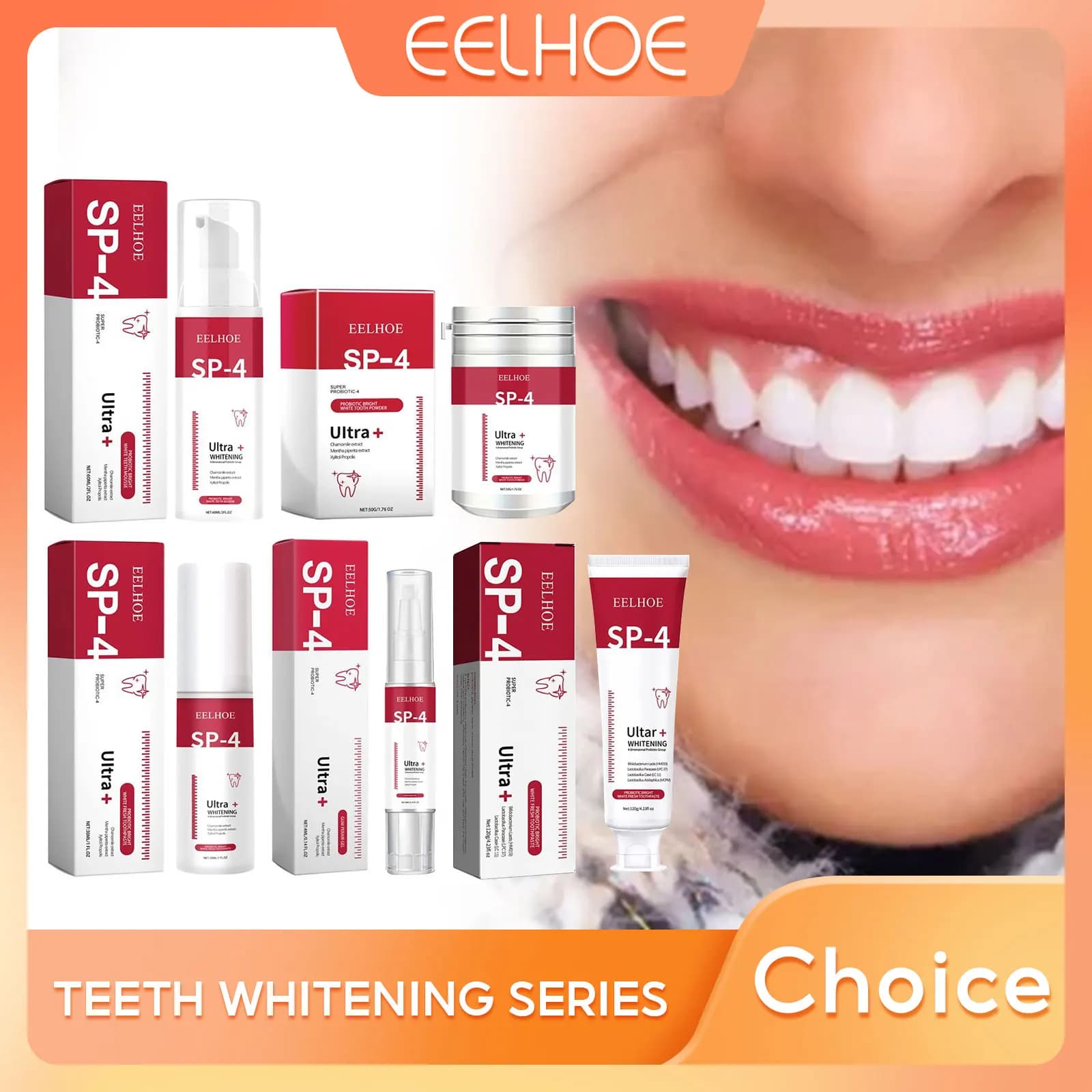 Tooth Whitening toothpaste Sp4 dental cleaning tooth removal gel for repairing fresh breathed gums whitening power for teeth