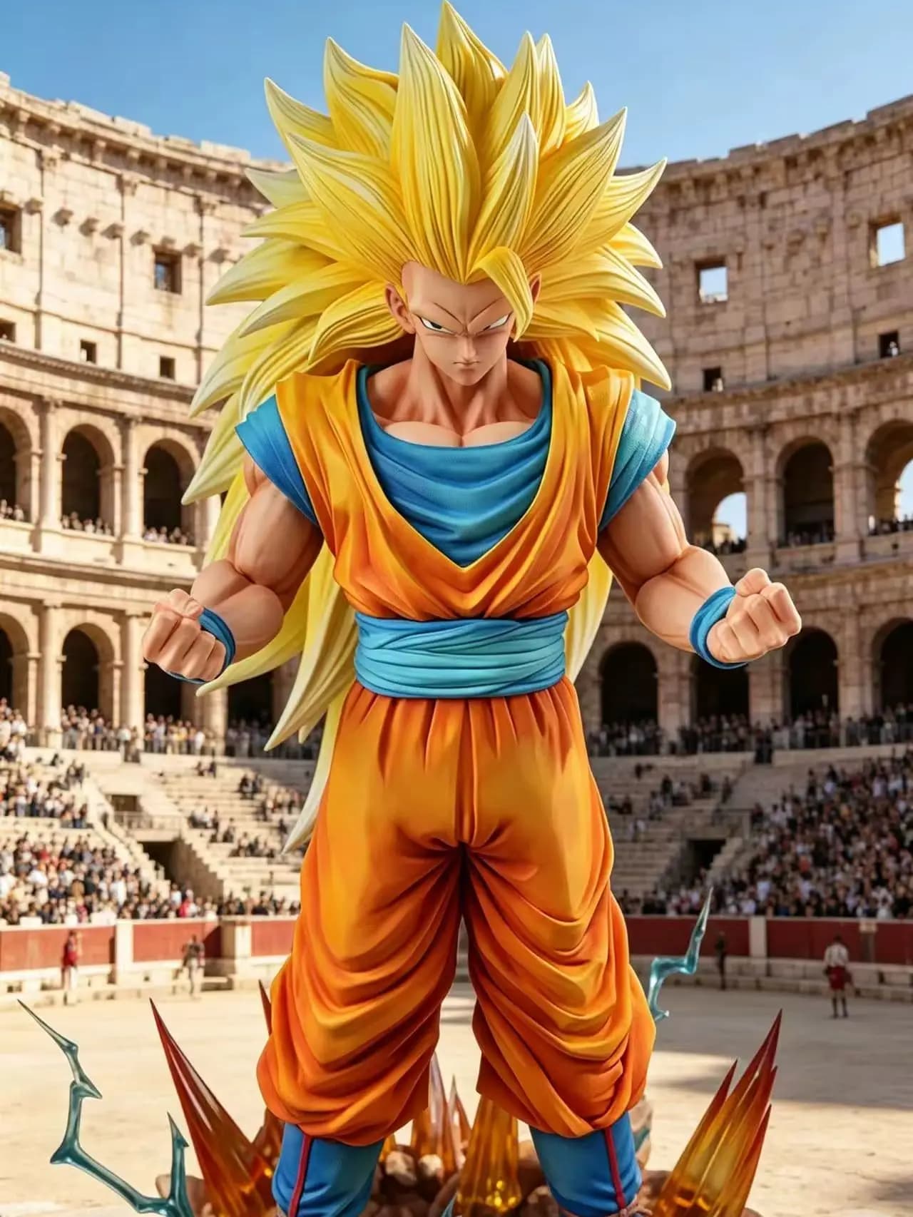 Modelli periferici per giochi anime di Infinite Super Three Goku, giocattoli di tendenza, statuette anime, decorazioni da tavolo e regali di compleanno