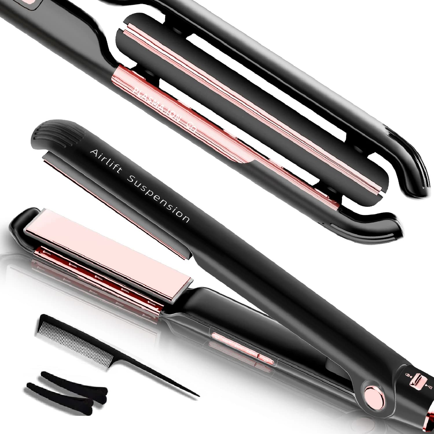 Hair Plate Air Plates Floating Plates for Hair Care and Professional Insulating Ceramic Plates Hair Styling Tools