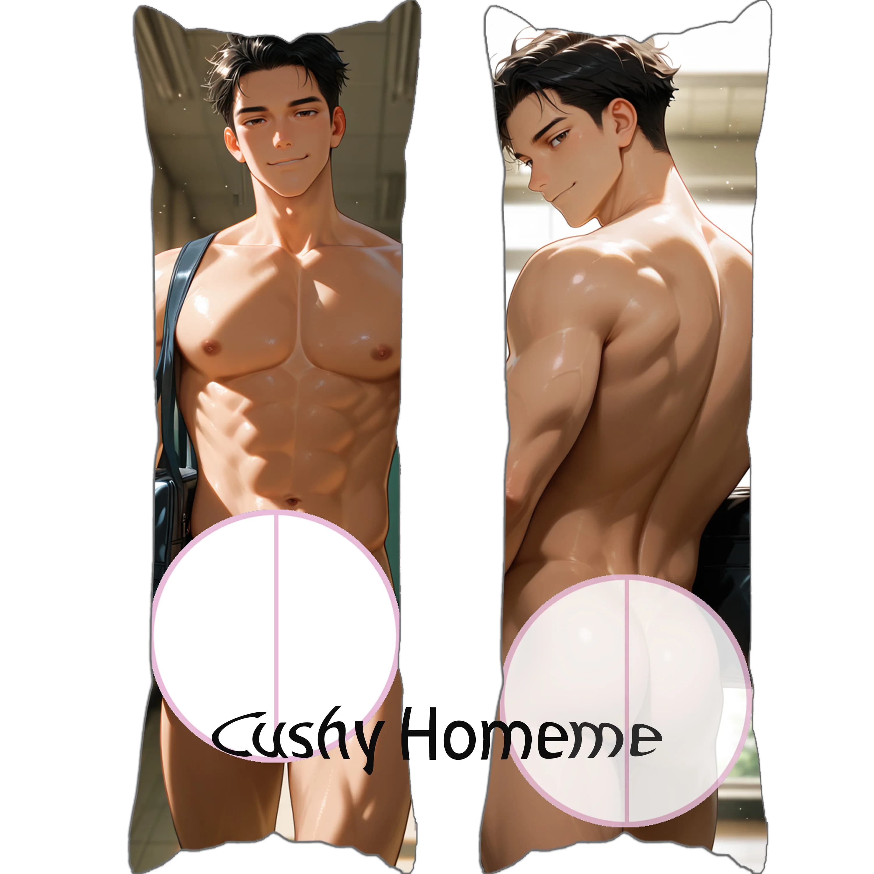 Federa per cuscino Dakimakura 2WT 50x150 cm - Armadietto a doppia faccia R18 + Anime Waifu Cuscino per il corpo per regalo per adulti Otaku