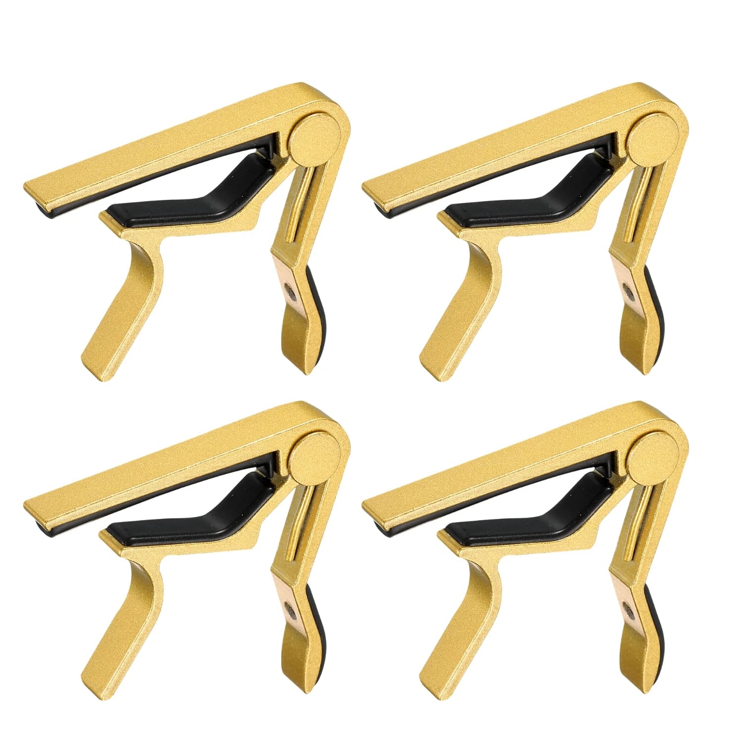 Clip per chitarra acustica ed elettrica 5Core Capo, 4 pezzi, 6 corde, per banjo, mandolino, ukulele