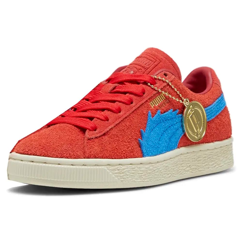 PUMA Mens Suede Buggy X Op Lace Up Sneakers Shoes