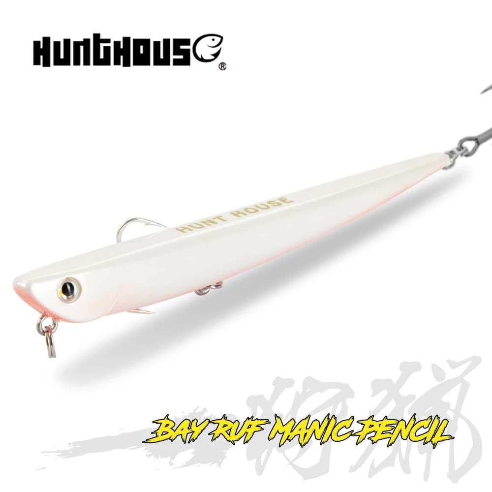 Hunthouse Bay RUF MANIC Matita Esche da pesca 155mm 31,5g Affondamento Acqua salata Stickbait per esche per pesci spigola lw507