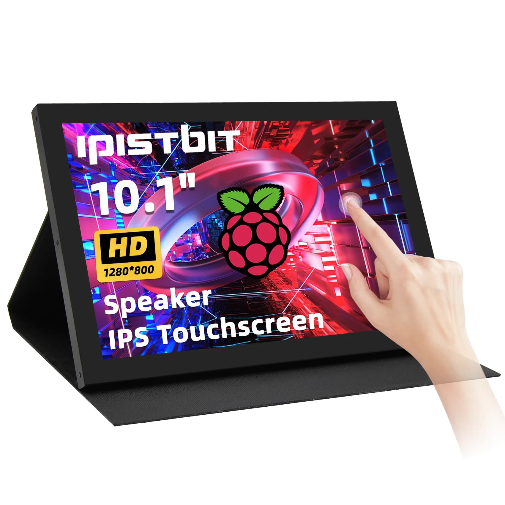 10.1 inch portable monitor with dual HDMI monitor 1280x800 for PC/laptop/Raspberry Pi/Banana Pi//play console