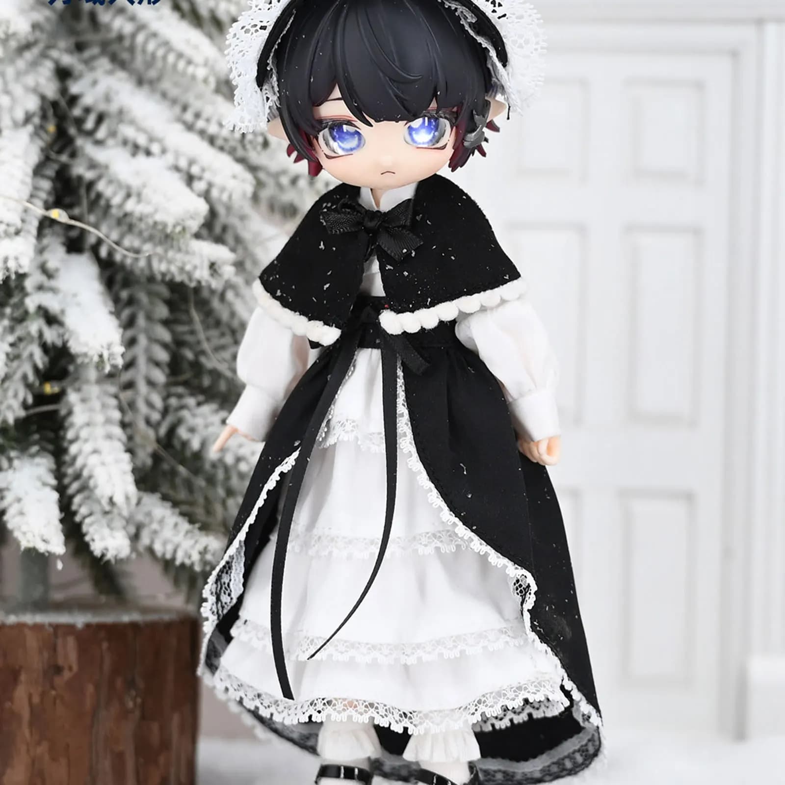 Set di 3 Pezzi di Vestiti per Bambole BJD 1/12, Outfit per Bambole Snodate, Collezione di Abiti per Action Figure, Accessori di Moda per Bambole