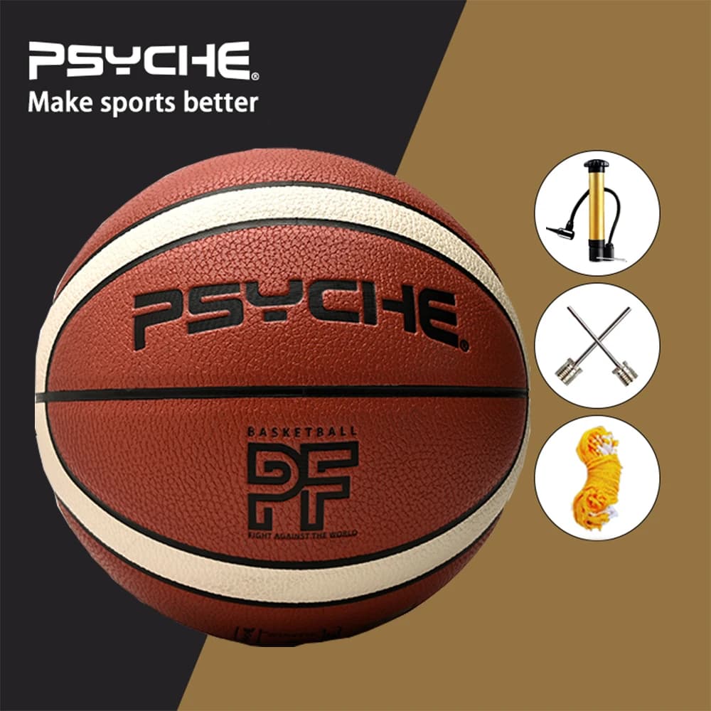 Pallone da basket taglia 7, per competizioni ufficiali e allenamento, ad alto rimbalzo, resistente all'acqua, durevole, per interni ed esterni, per uomini adulti