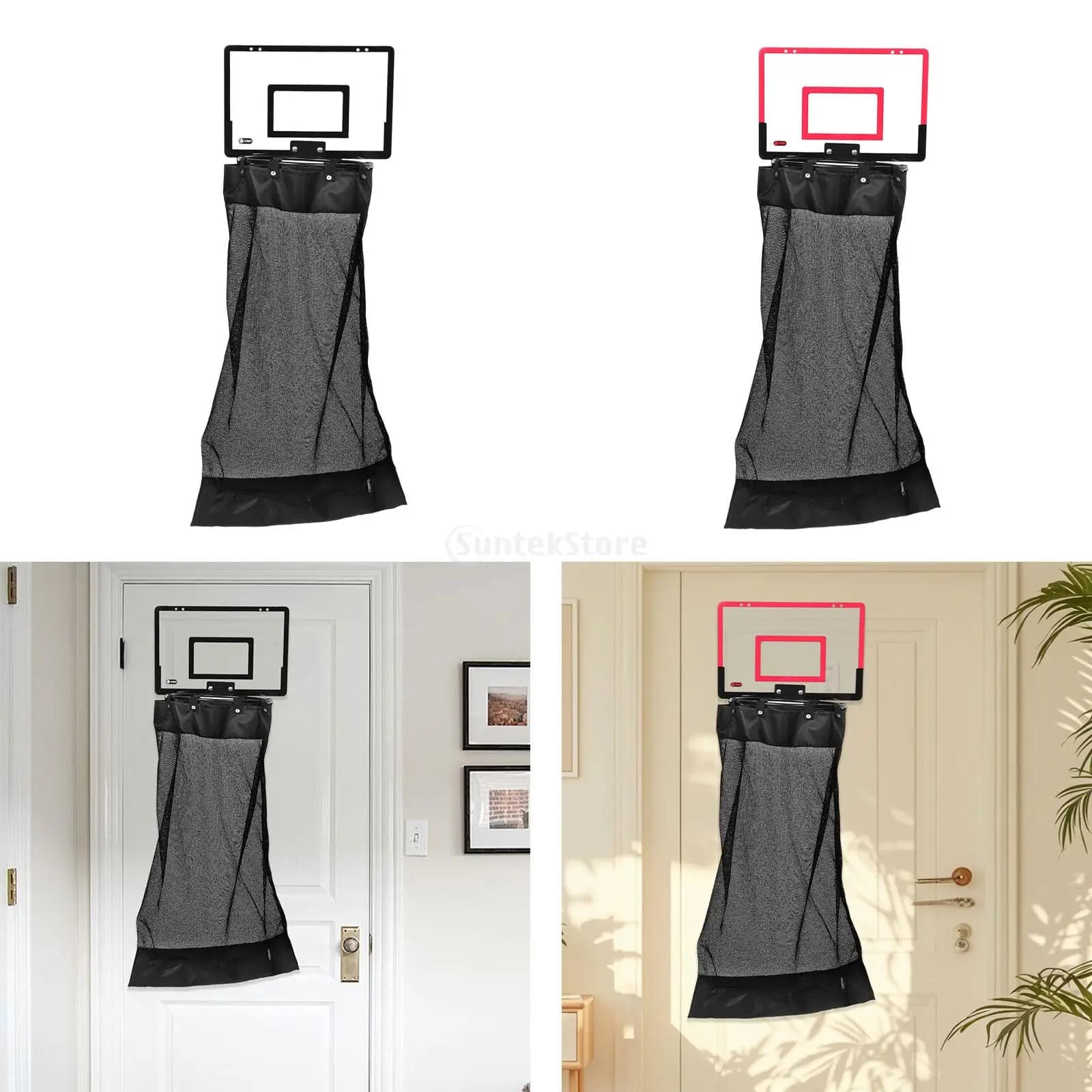 Bag for hanging underwear Basket for rugged linen for home bathroom Sleeping over the door Basket for net linen Basket