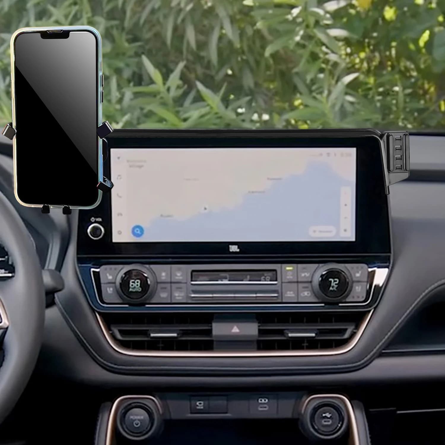 For Toyota Grand Highlander 2023 2024 2025 Car Phone Holder Air Vent Mount Mobile Stand Car Dashboard Gravity