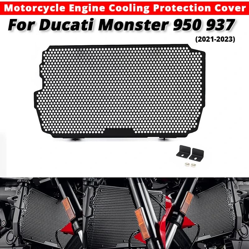 Per DUCATI Monster 950 937 2021-2023 Copertura di protezione di raffreddamento del motore del motociclo slip on DUCATI Monster-950 Monster-937