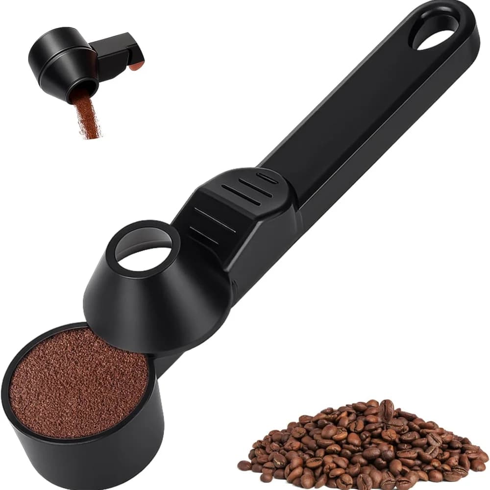 Coffee spoons and funnels, for reusable and refillable coffee pods, coffee measuring spoons, for coffee powder, protein powder,