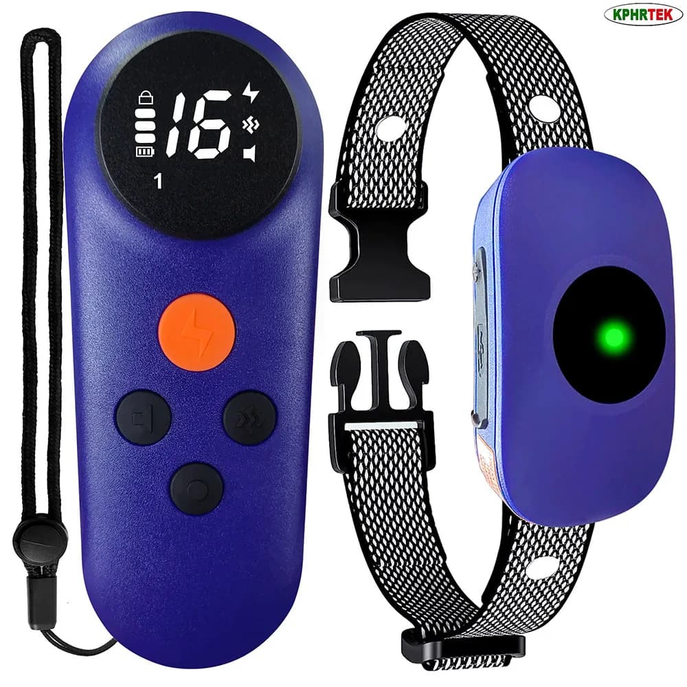 TC-021 Collare da addestramento per cani con ricevitore remoto, impermeabile e batteria in standby lungo